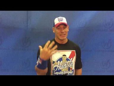 John Cena shouts out to the kids at Henry Hill School