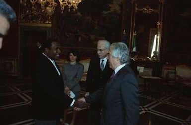 Brown Bai, new ambassador from Papua New Guinea,