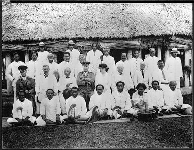 Colonel and Mrs Logan at Fono, Mulinu'u, Samoa