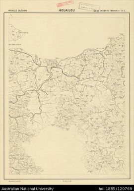 New Caledonia, Houailou, Sheet 11-E (East), 1:40 000