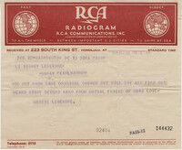 Letter 2 from Gertrude Sanford Legendre, April 13, 1943