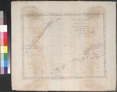 Chart of discoveries made in the South Pacific Ocean in His Majesty's ship Resolution under the command of Captain Cook 1774 / engraved by W. Palmer