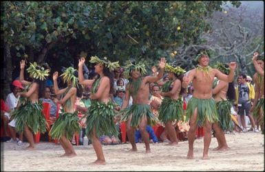 Ceremonial dance group, Festival of Pacific Arts