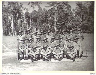 TOROKINA, BOUGAINVILLE. 1945-10-05. MEMBERS OF 15 PLATOON, C COMPANY, 57/60 INFANTRY BATTALION, 15 INFANTRY BRIGADE