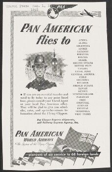 Pan American flies to