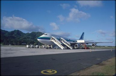 Airplane on tarmac