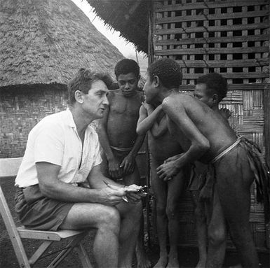 Bruce Biggs in Papua New Guinea, around 1960