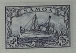 Stamp: Samoan Three Mark