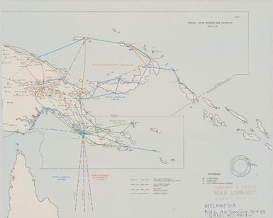 Papua New Guinea airline services, 30-6-69