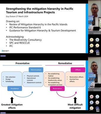 PNEA Webinar Strengthening Mitigation Hierarchy in Tourism & Infrastructure Projects in the Pacific