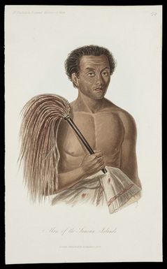 Artist unknown :Man of the Samoan Islands. London, H. Balliere, 1848