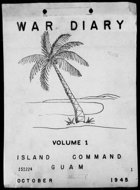 COM GUAM ISLAND - War Diary, 10/1-31/45