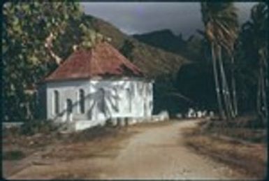 Church as seen from Moorea dock