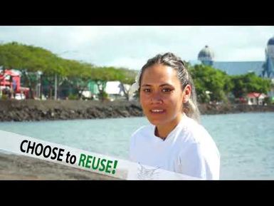 'Choose to Reuse' Water Bottles at Pacific Games 2019