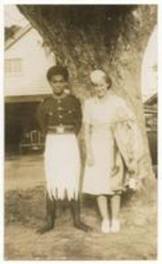 Daphine Doster Mastroianni and Fijian man