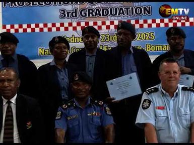 Police prosecutors graduate from 4-year qualifying program in Port Moresby
