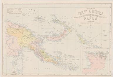 Territory of New Guinea administered by the Commonwealth under mandate from the League of Nations and Papua, a territory of the Commonwealth of Australia, 1928 / compiled and drawn by Lands Survey Branch, Works and Railways
