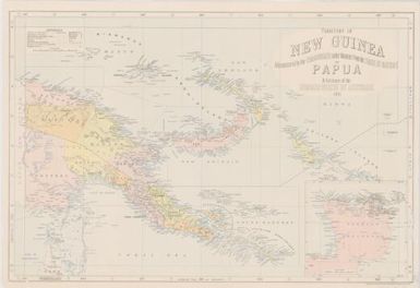 Territory of New Guinea administered by the Commonwealth under mandate from the League of Nations and Papua, a territory of the Commonwealth of Australia, 1928 / compiled and drawn by Lands Survey Branch, Works and Railways