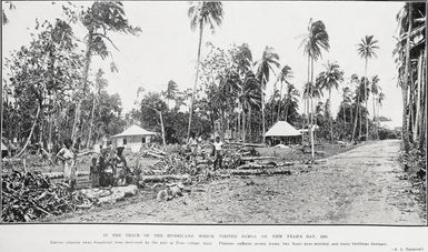 In The Track of the Hurricane Which Visited Samoa on New Year's Day, 1926