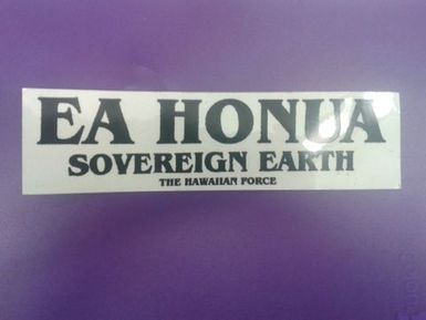 Sticker 'Ea Honua'