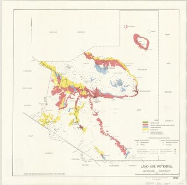 Land use potential: Morobe District (Sheet 13.2)