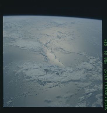 S47-84-084 - STS-047 - Earth observations taken during STS-47 mission