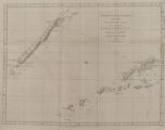 18th Century, New Caledonia and New Hebrides; Chart of Discoveries made in the South Pacific Ocean in His Majesty's Ship Resolution Under the Command of Captain Cook. 1774.