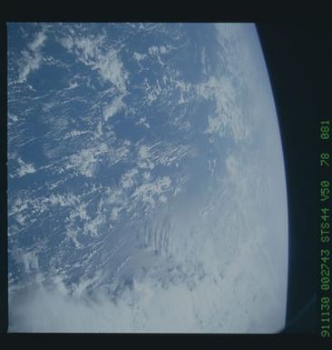 S44-78-081 - STS-044 - Earth observations taken during the STS-44 mission
