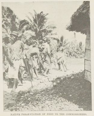 Native presentation of food to the Commissioners