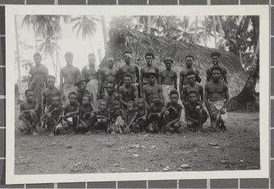 Group of men and children, Nissan