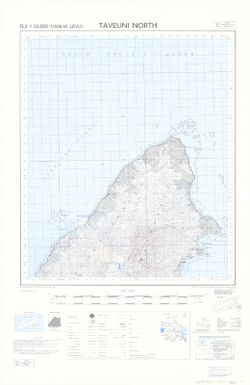 Fiji 1:50,000: Taveuni North (Sheet Vanua Levu 15)