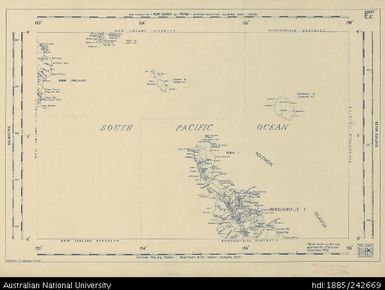 Papua New Guinea, New Guinea and Papua, Base Compilation, Base Compilation Series, Sheet E.c., 1952, 1:600 000