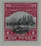 Stamp: Rarotonga One Penny