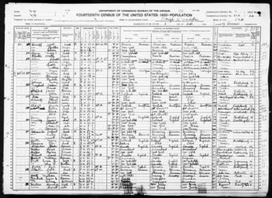 New York: NEW YORK County, Enumeration District 826, Sheet No. 20A