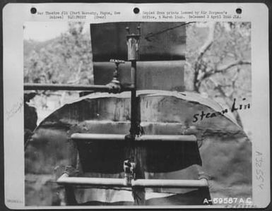 Water intake, steam line-safety valve of the 90th Bomb Group at Port Moresby, Papua, New Guinea, Sept. 1943. (U.S. Air Force Number A59587AC)