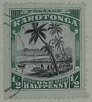 Stamp: Rarotonga Half Penny