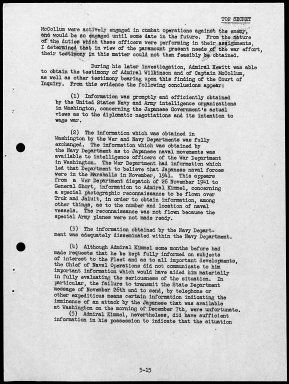 Kimmel, Husband E., Reports: Navy Court of Inquiry, Pearl Harbor Report, August 29, 1945