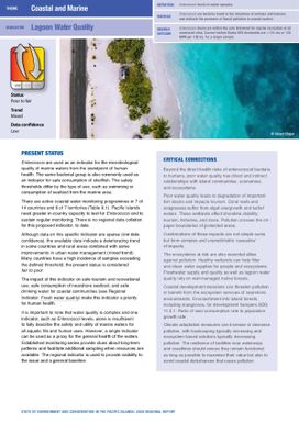 State of the Environment and Conservation in the Pacific Islands: 2020 Regional Report: Indicator 9 - Lagoon Water Quality