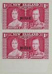 Stamps: New Zealand - Niue One Penny