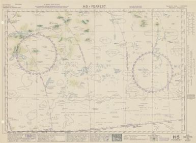 Australian aeronautical map: Forrest (Sheet H5)