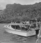 A tour boat at Papeete