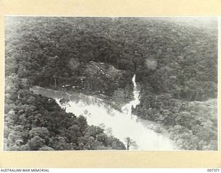 AERIAL VIEW OF ORIGINAL KARRANA BASE SHOWING VAILALA RIVER AND NARRAWA CREEK