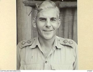 NEW GUINEA. 1944-01-30. VX13715 LIEUTENANT G. NEWSTEAD (1) 25TH FIELD SECURITY SECTION