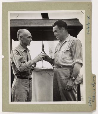 Ernie Pyle Meets Jack Dempsey on Way to the Ryukyus