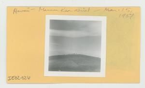 [Aerial view of Mauna Kea in Hawaii, envelope IE32-326]