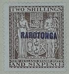 Stamp: New Zealand - Rarotonga Two Shillings and Six Pence