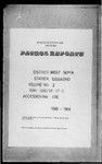 Patrol Reports. West Sepik District, Sissiano, 1965 - 1966