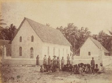 Church Manihiki. From the album: Views in the Pacific Islands