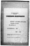 Patrol Reports. Eastern Highlands District, Okapa, 1967 - 1968