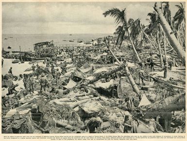Americans strike hard in Central Pacific with landings on strongly-defended Gilbert Islands